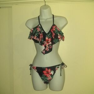 ⬇️⬇️⬇️Floral Two Piece String Bikini